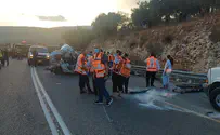 התאונה הקטלנית בגליל: "קטע כביש צר מאוד, קשה לפנות משם פצועים"