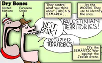 The UN and EU semantic war in Judea and Samaria backfires