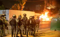 תיעוד: ערבי הצית לובי של בניין בלוד