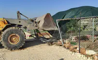 Силовики разрушили здания в Гиват-Оз-Йосефе