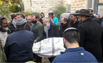 צילום: שמואל שחור/TPS Похороны раввина Элиэзера Вальдмана