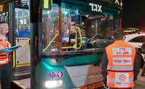 Jerusalem: Bus driver hurt in firebomb attack