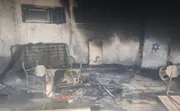 בעזרת צמיג: הוצת בית כנסת במצפה זי"ו