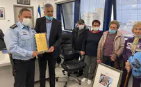 ניצולי שואה בביקור מיוחד אצל מפכ"ל המשטרה