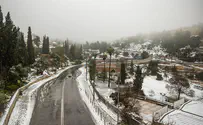 Chance of snow in Jerusalem