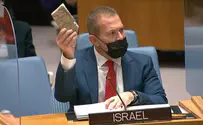 Erdan at UN Security Council: This rock can kill