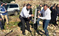 באישור רבנים: נטיעות סביב פדואל בשומרון