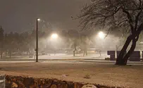Snow begins in Jerusalem