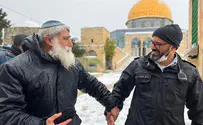 תפילת שחרית בשלג: מפקד הר הבית סייע ליהודי שסבל מנפילת סוכר