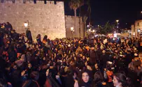אלפי בני נוער במפגן תמיכה בחומש