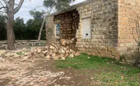 פלסטינים השחיתו את בית היערן בצפון השומרון