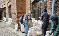 Kharkiv synagogue's windows blown out after bombing