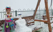 Снег на севере, в Иерусалиме и Самарии