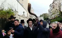 תקיעת שופר לזכרו של הרב קנייבסקי זצ"ל