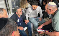 תלמידי החטיבה הגיעו לנחם את המשפחה השכולה