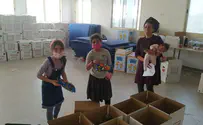 תושבים מהשומרון ארזו סלי מזון לנזקקים