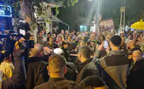 ביצים לעבר ח"כ איתמר בן גביר בזירת הפיגוע
