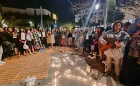 Israel National News Thousands light memorial candles as 3 terror victims to be laid to rest later today