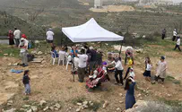מאות מתיישבים עלו ליד יאיר