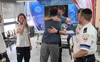 מרגש: עמית נפגש לראשונה עם צוות מד"א שהציל את חייו
