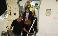 9 Holocaust survivors from Ukraine arrive at Ben Gurion Airport