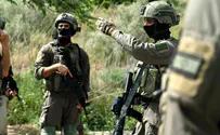 The terrorists' vehicle was seen near Ariel