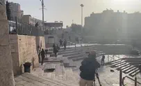 מאבטח של ח"כ רגב נפגע מאבן בשער שכם