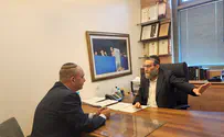 ח"כ גפני נפגש בכנסת עם ר"ע לוד