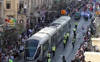 Route of Jerusalem's light rail train temporarily shortened