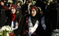 Watch: Bride and groom welcomed by gunfire in Arab town 