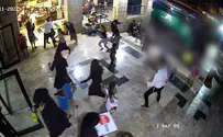 Watch: Pedestrians flee as bus crashes 
