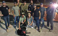 הכלבה מילי שבה הביתה למשפחת יצחק