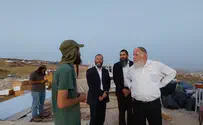 רבני בנימין הגיעו לחזק את רמת מגרון