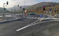 רמזורים החלו לפעול בצומת עלי בבנימין