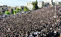 חסידי גור חגגו בנישואי נכדת האדמו"ר. צפו