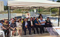 טקס הנחת אבן פינה לבי"ס "אורות" בבית שמש. עליזה בלוך: "זהו יום חג"