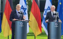 Lapid to German Chancellor: Talk does not stop evil