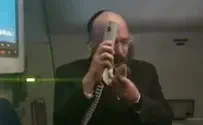 הרב מאשדוד תקע בשופר באמצע הטיסה
