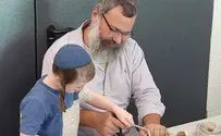התלמידים המיוחדים ב'אהל שרה' הכינו שופר