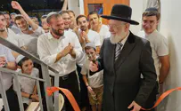 הרב ישראל לאו חנך קומה חדשה בישיבת ת"א