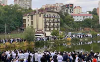 Watch: Tashlich on the river banks in Uman
