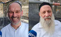 שולי רנד ויונתן רזאל מתרגשים מהמוני הצועדים בשומרון