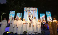 מאות השתתפו בתירגול ניסוך המים במקדש