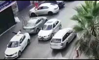 Watch: Police officers catch rock attack suspect redhanded