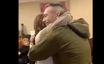 IDF lone soldier reunited with his family for the holidays