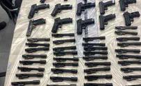 Police spokesperson Israeli forces thwart gun smuggling attempt near Jordan border