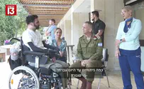 צפו: כשהרמטכ"ל פגש את איציק סעידיאן