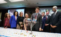 ראש ממשלה קנדה הדליק נרות לכבוד חנוכה
