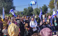 תושבי אלון מורה בקבלת פנים ליהונתן פולארד