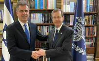שר החוץ נפגש לראשונה בתפקידו עם הנשיא